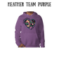 The World is a Better Place With YOU in it - Sponge Fleece Hoodie - Blues, Purples