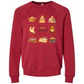 HP - Hello Autumn - Sponge Fleece Raglan Sweatshirt - Assorted Colors