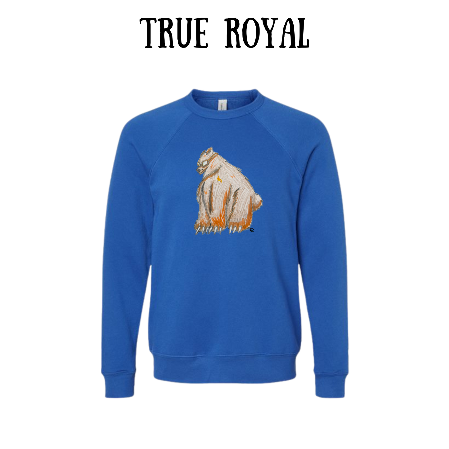 AC - Muscle Bear - Sponge Fleece Raglan Sweatshirt - Blues, Purples