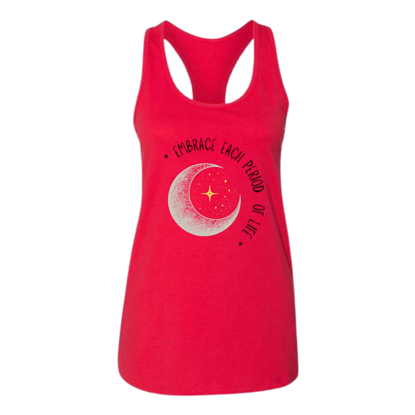 Embrace Each Period of Life - Bella+Canvas - Women's Jersey Racerback Tank