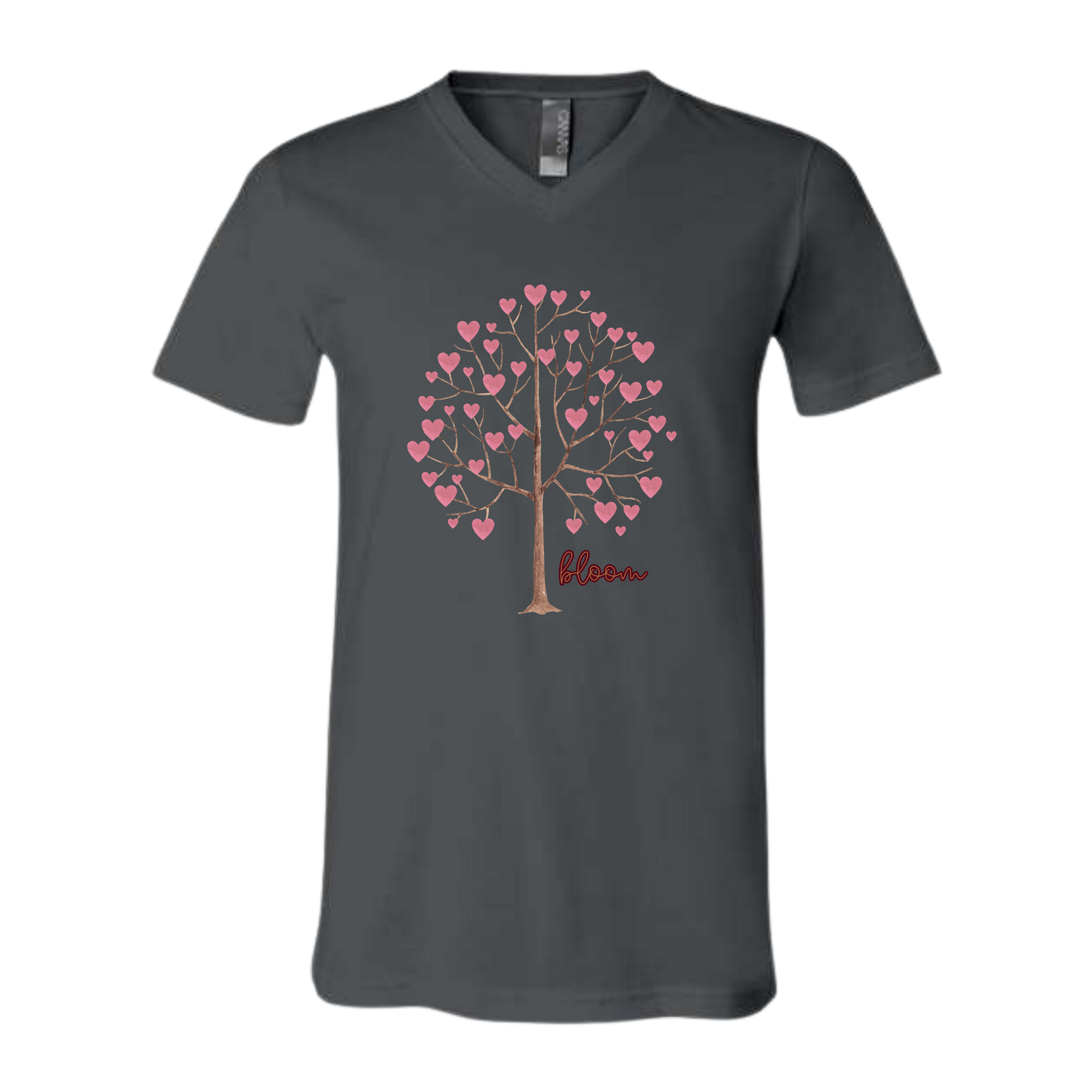 Bloom - Bella+Canvas - Unisex V-Neck - Neutral Colors