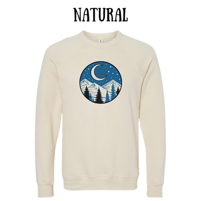 CP - Keep Shining - Sponge Fleece Raglan Sweatshirt - Greens, Neutrals