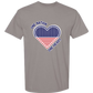 One Nation One Heart - Comfort Colors - Heavyweight Unisex Tee - Neutral Colors
