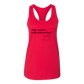 I don't rise & shine I caffeinate & coordinate - Bella+Canvas - Women's Jersey Racerback Tank