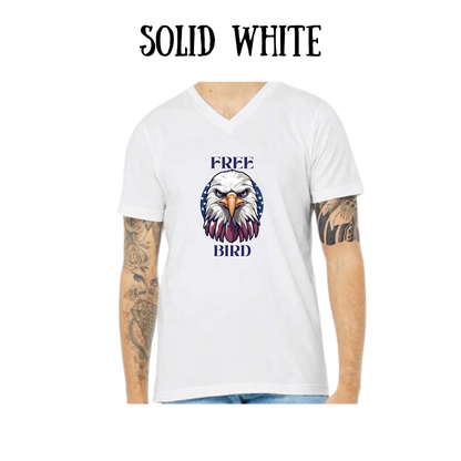 PP - Free Bird - Unisex V-Neck - Neutral Colors