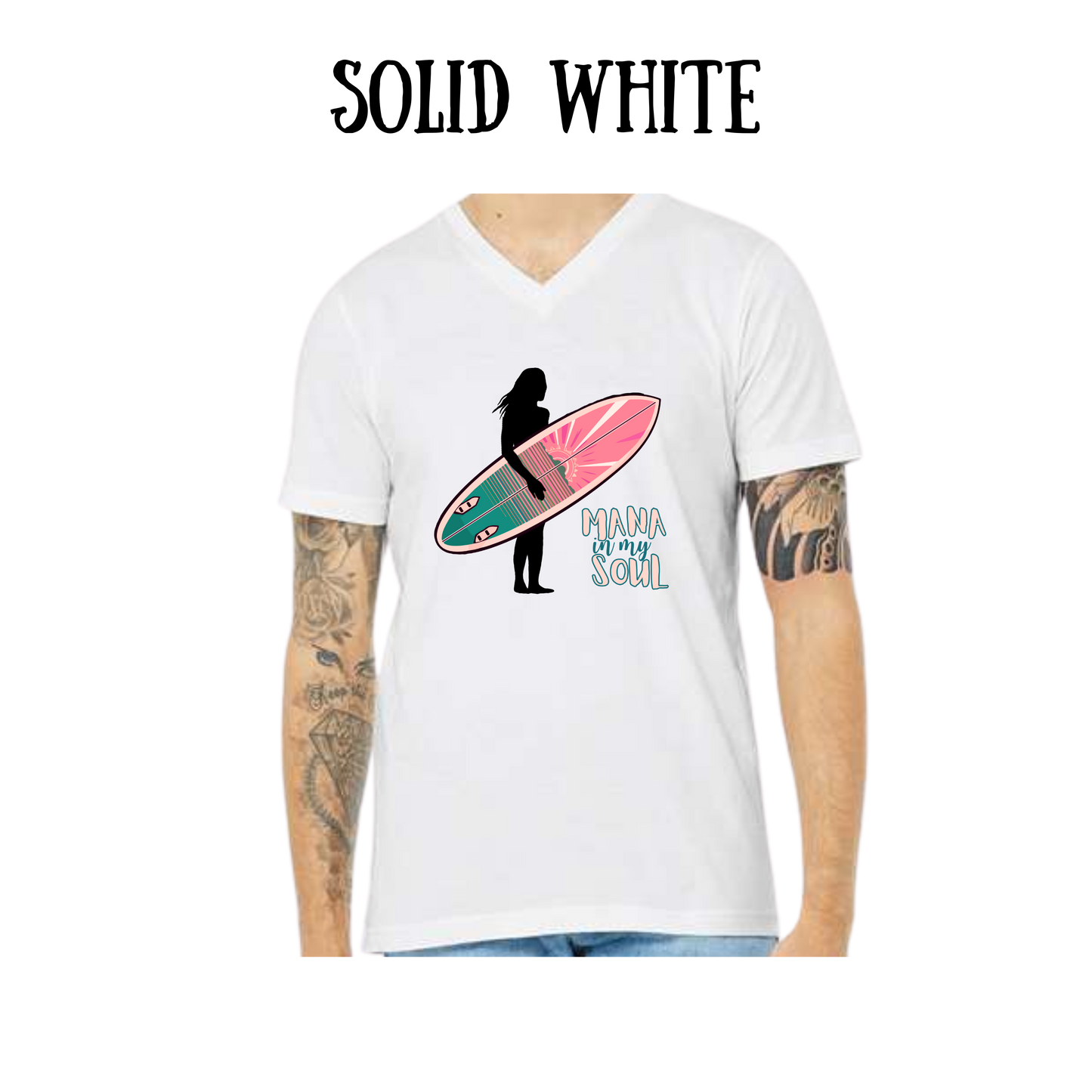 VP - Mana in My Soul - Unisex V-Neck - Neutral Colors