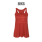 to shave or not to shave - women's flowy racerback tank