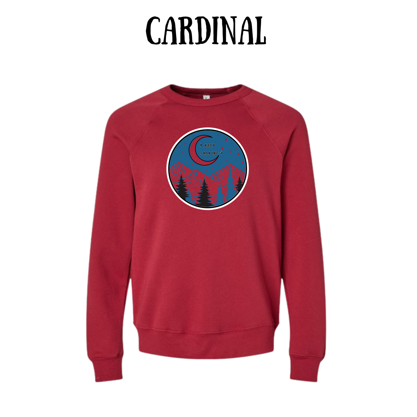 OP - Keep Shining - Sponge Fleece Raglan Sweatshirt - Assorted Colors