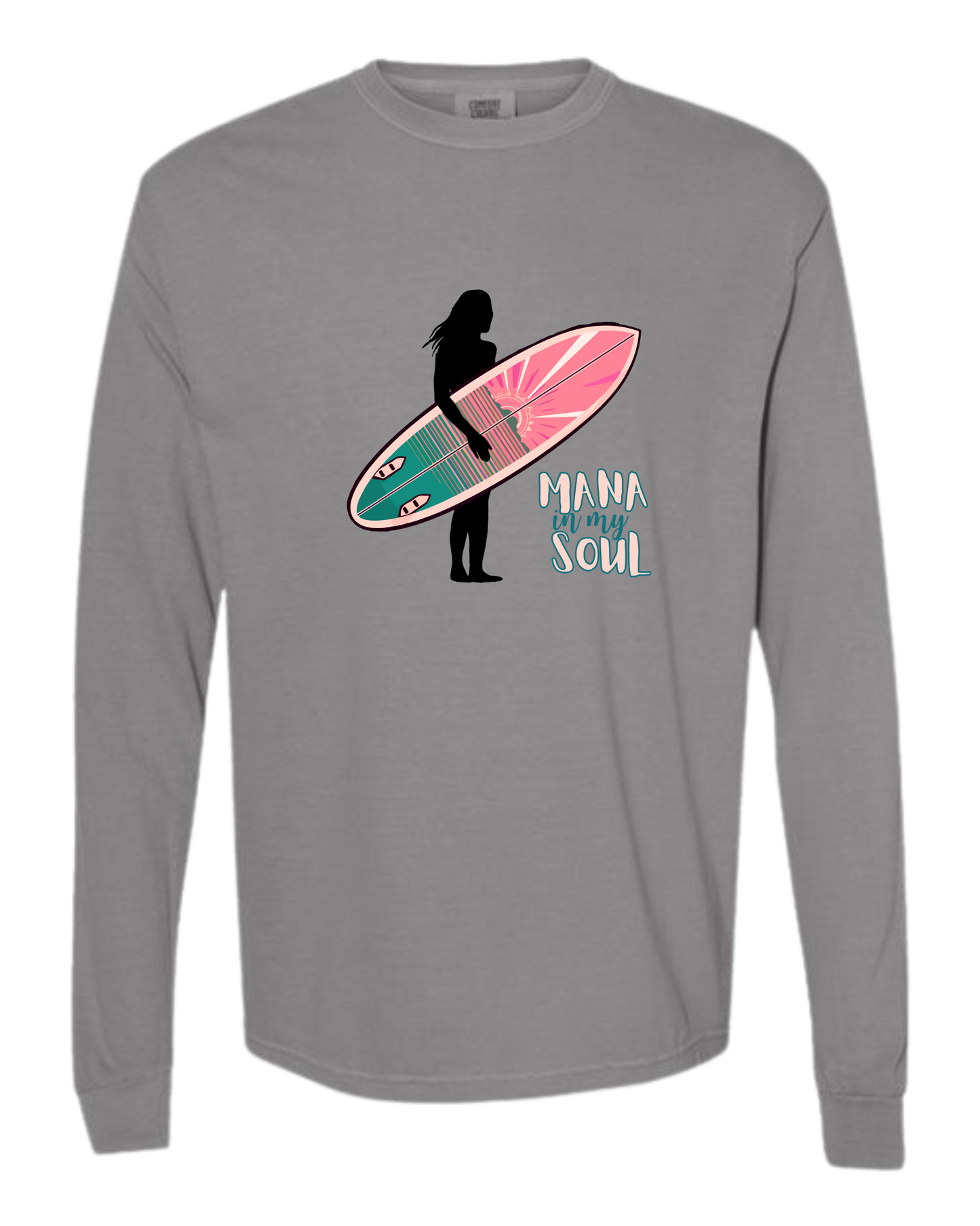 Mana in My Soul - Comfort Colors - Heavyweight Long Sleeve Tee - Neutral Colors