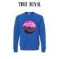 VP - Sunsets & No Regrets - Sponge Fleece Raglan Sweatshirt - Blues, Purples