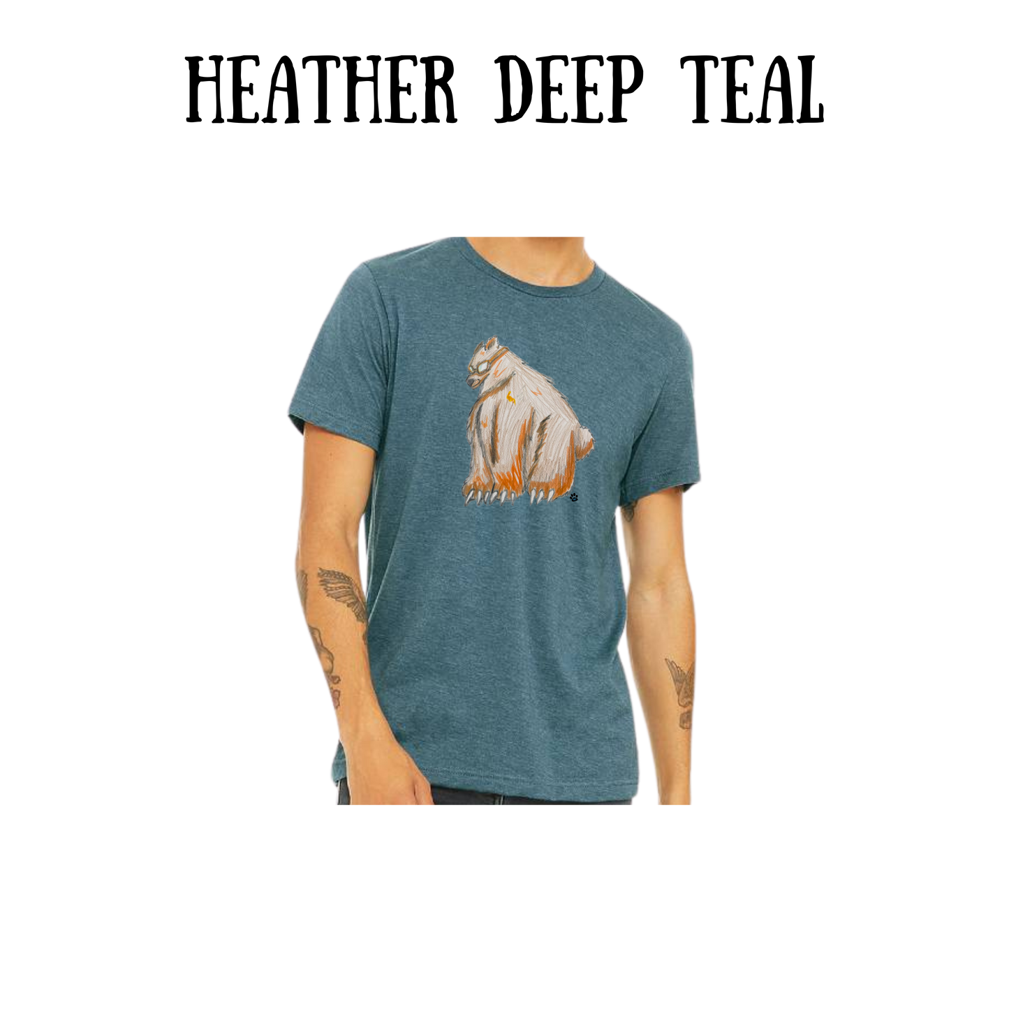 AC - Muscle Bear - Unisex Tee - Blues