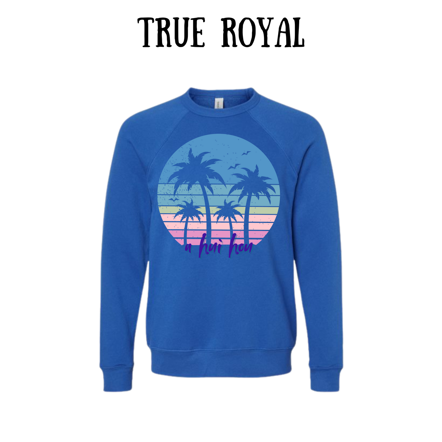 VP - A Hui Hou - Sponge Fleece Raglan Sweatshirt - Blues, Purples