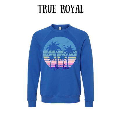 VP - A Hui Hou - Sponge Fleece Raglan Sweatshirt - Blues, Purples