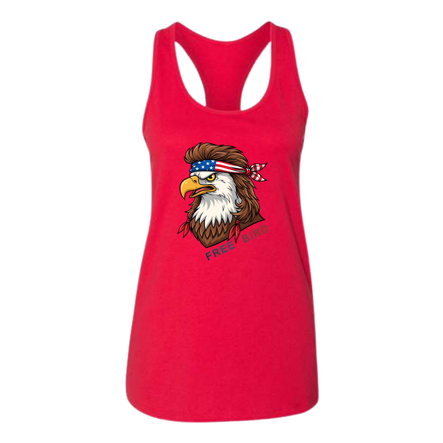 Rockin Free Bird - Bella+Canvas - Women's Jersey Racerback Tank