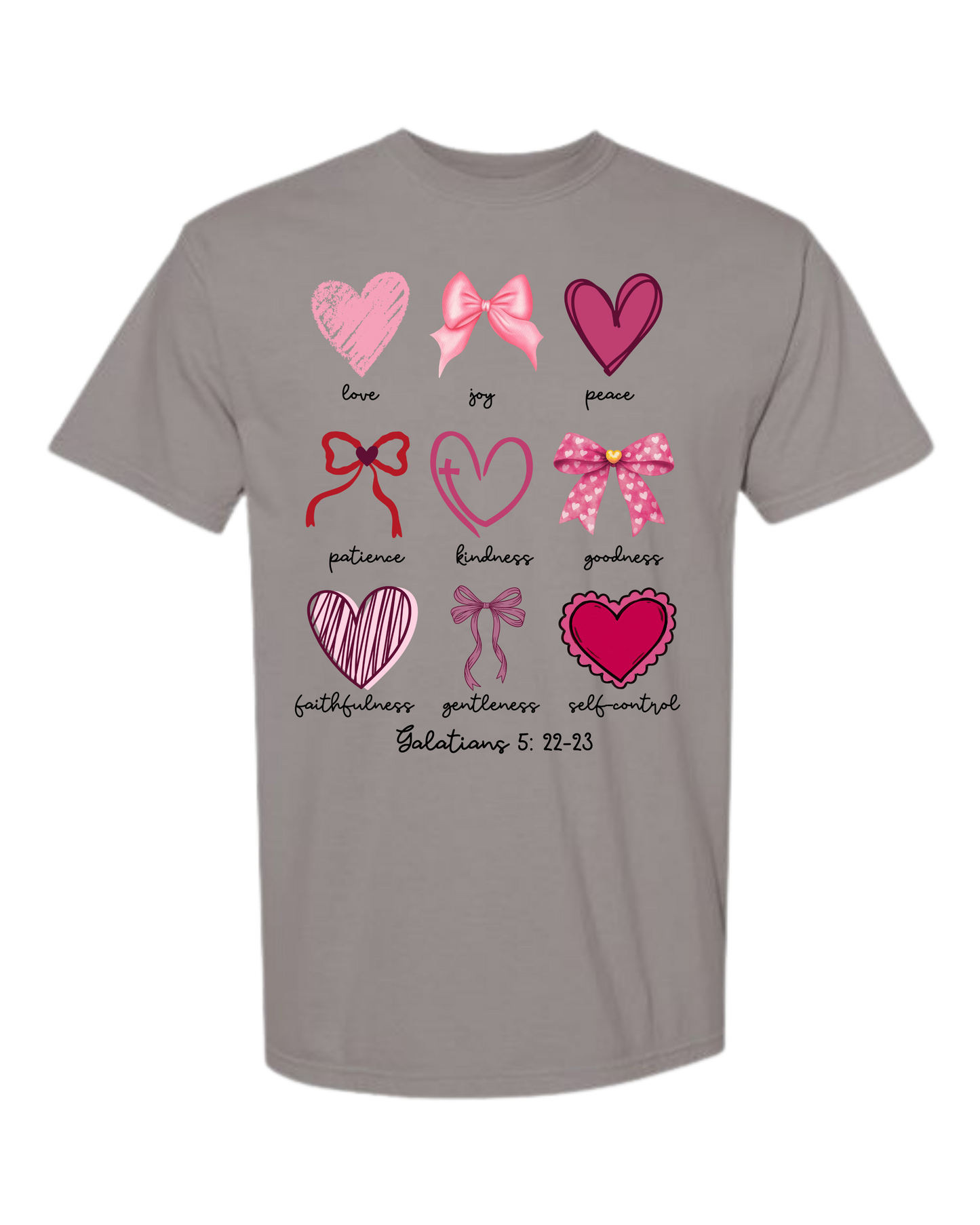 Galatians 5 - Valentines - Comfort Colors - Heavyweight Unisex Tee - Neutral Colors