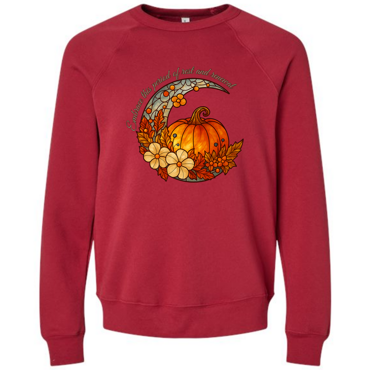 Rest and Renewal - Sponge Fleece Raglan Sweatshirt - Assorted Colors