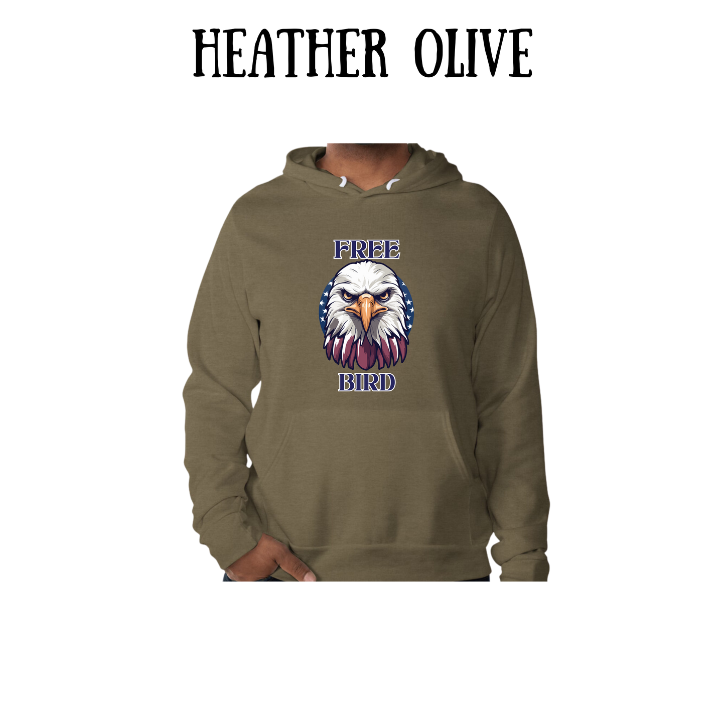 PP - Free Bird - Sponge Fleece Hoodie - Greens, Neutrals