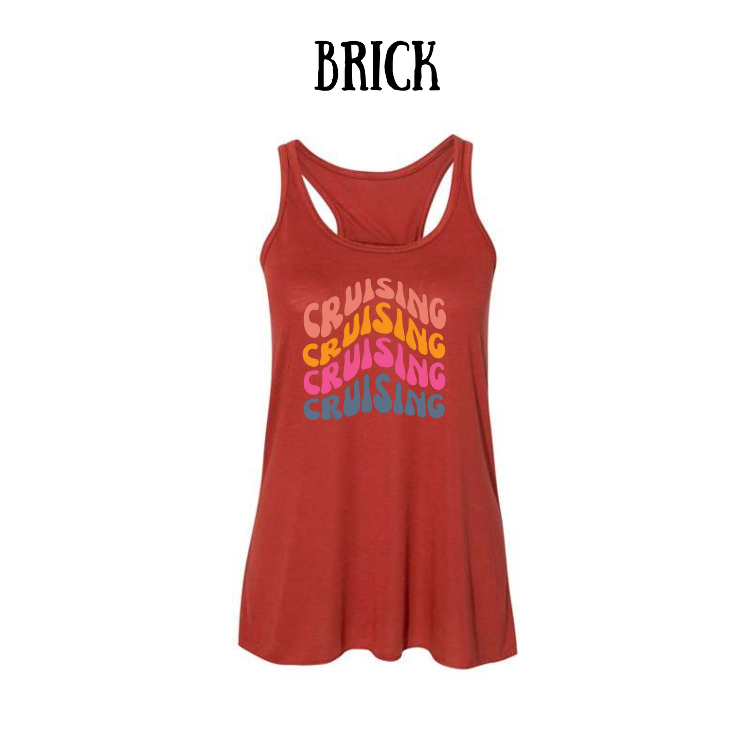 VP - Cruising, Cruising - Women's Flowy Racerback Tank
