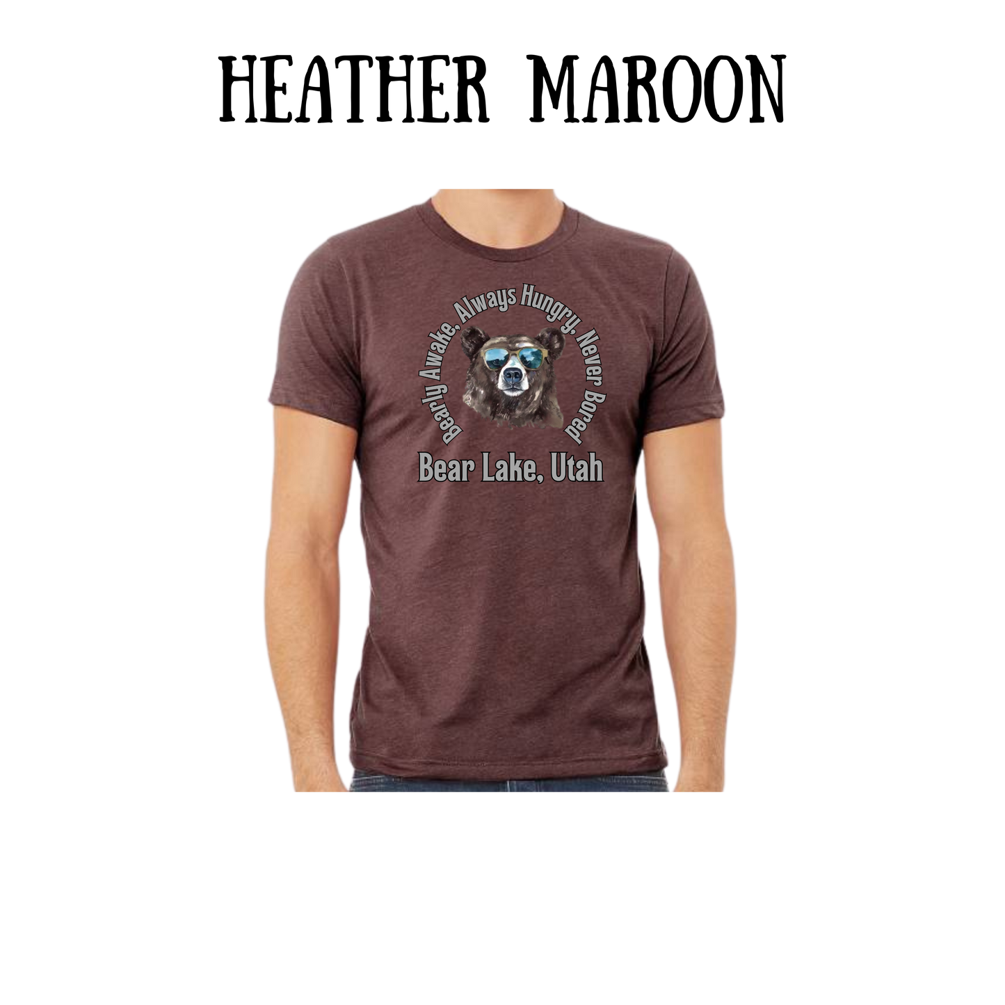 CP - Bear Lake Utah - Unisex Tee - Pinks, Purples, Neutrals