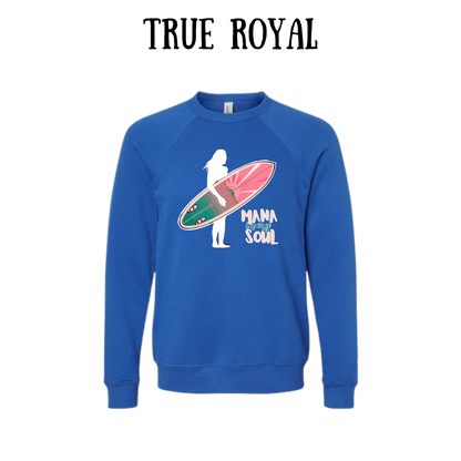 VP - Mana in My Soul - Sponge Fleece Raglan Sweatshirt - Blues, Purples