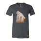 Muscle Bear - Bella+Canvas - Unisex V-Neck - Neutral Colors