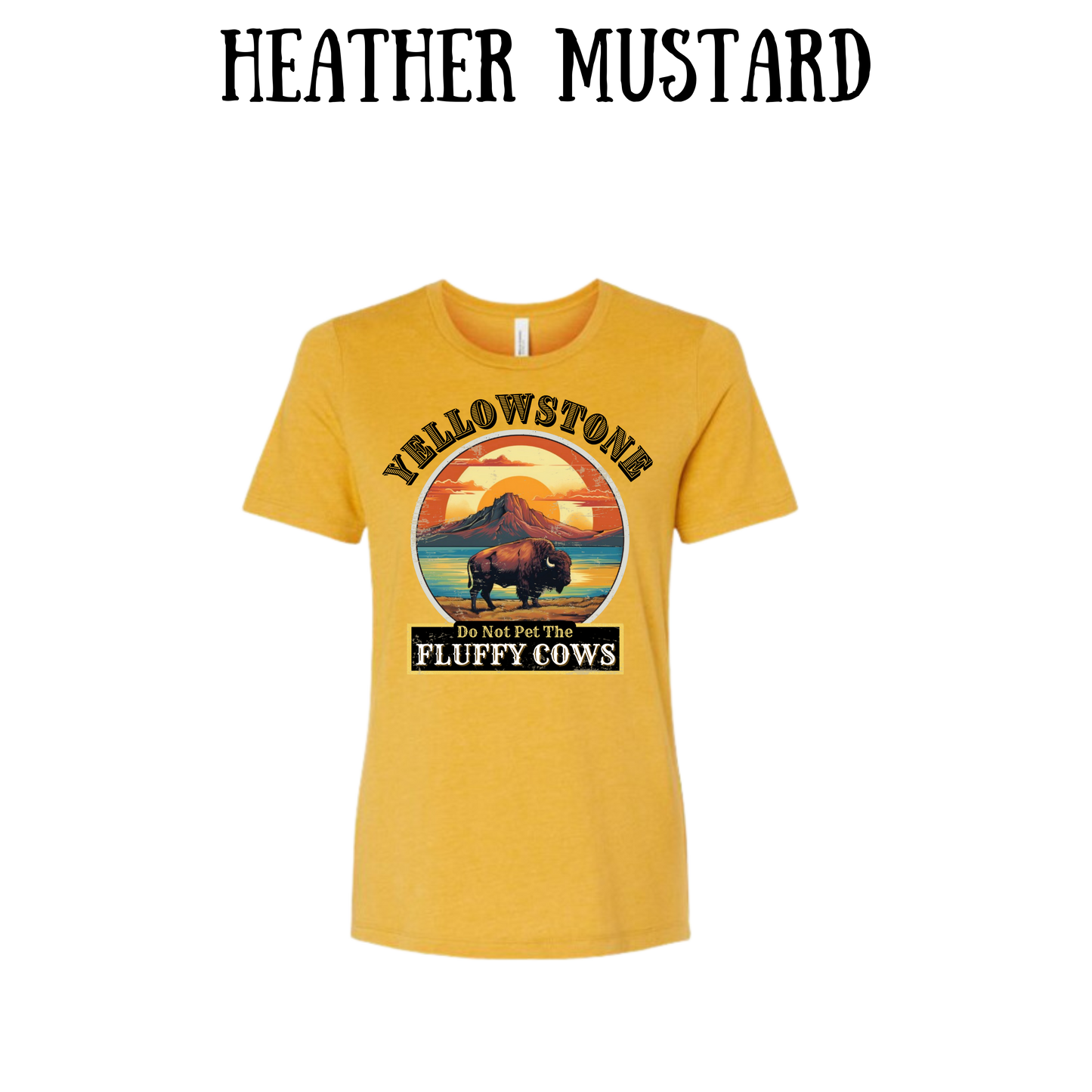 CP - Yellowstone: Fluffy Cows - Women's Relaxed Fit Tee - Assorted Colors