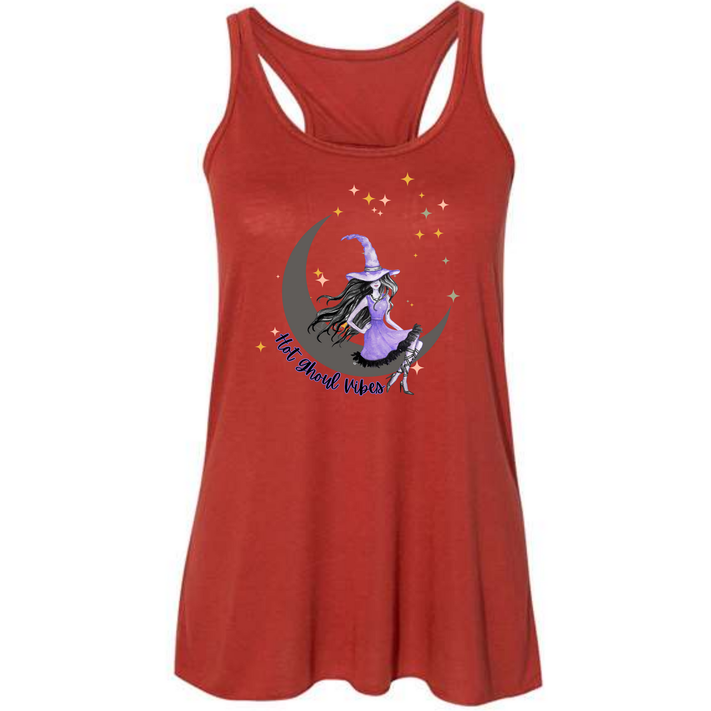 HP - Hot Ghoul Vibes - Women's Flowy Racerback Tank