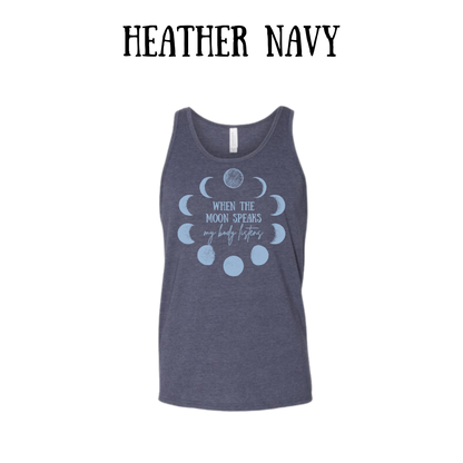 when the moon speaks - unisex tank