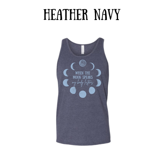when the moon speaks - unisex tank