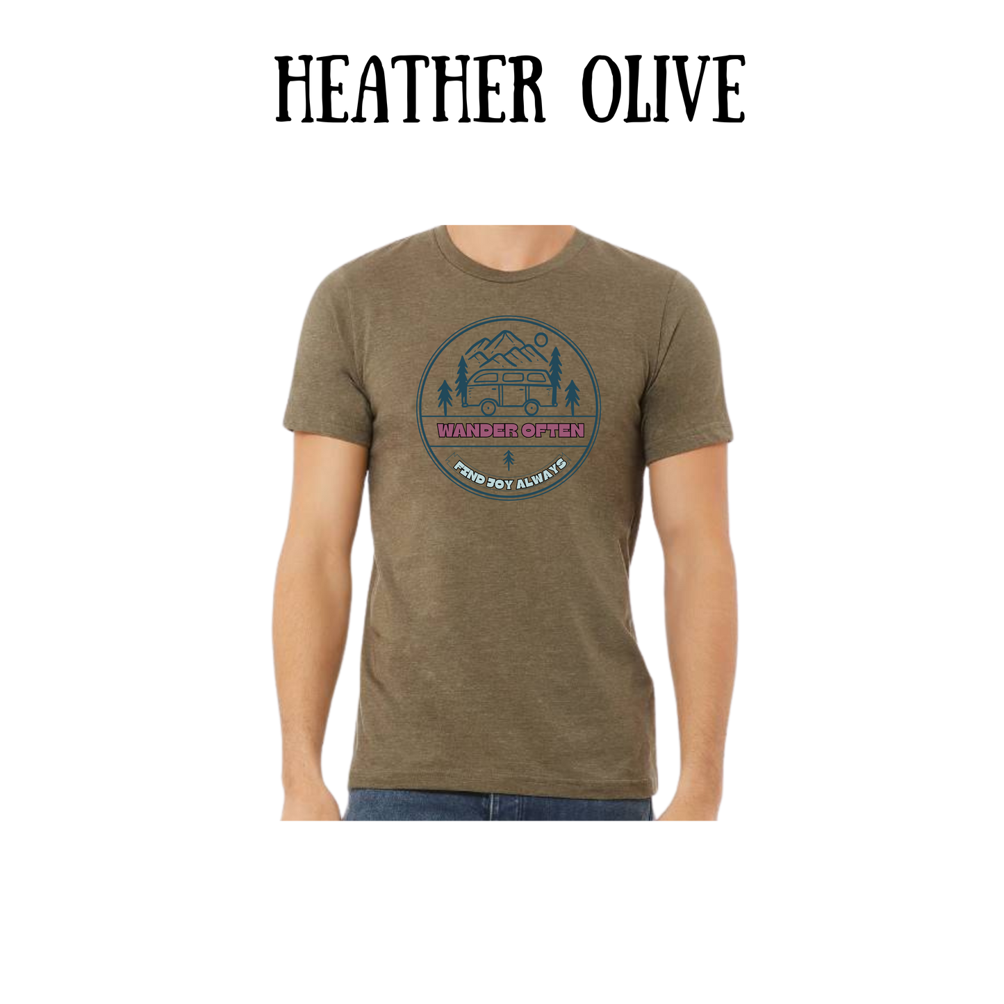 CP - Wander Often - Unisex Tee - Greens