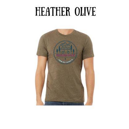 CP - Wander Often - Unisex Tee - Greens