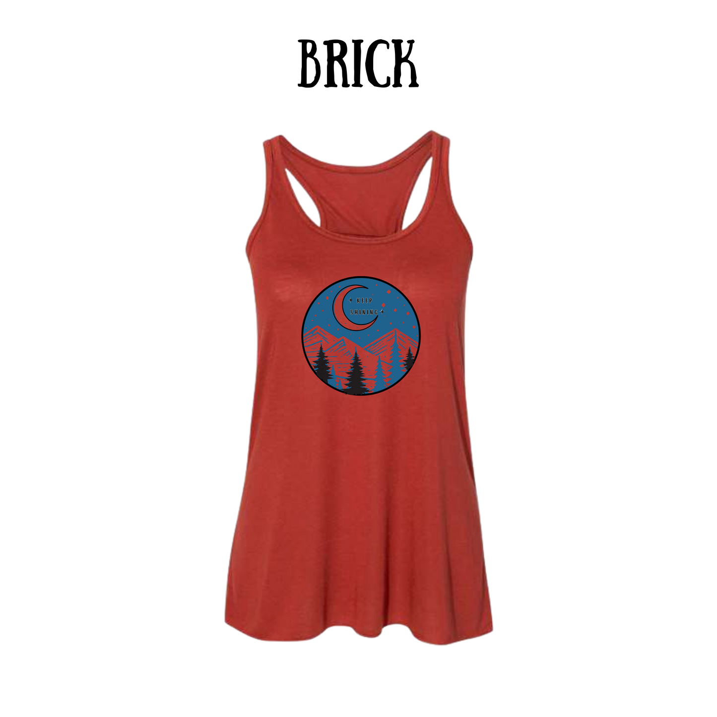 OP - Keep Shining - Women's Flowy Racerback Tank