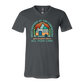 What Happens At The Campground - Bella+Canvas - Unisex V-Neck - Neutral Colors