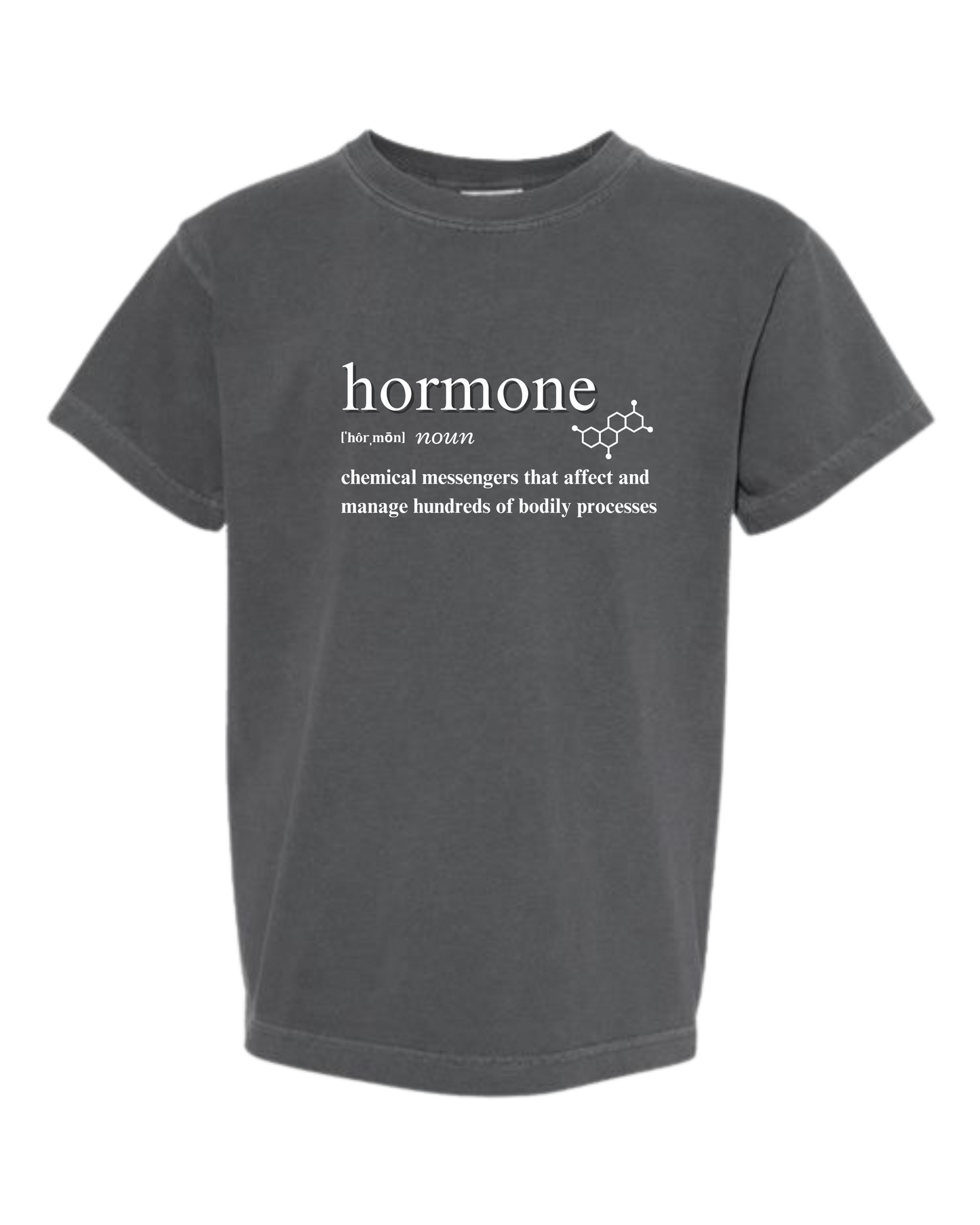 Hormone - Comfort Colors - Heavyweight Youth Tee - Neutral Colors & Blues