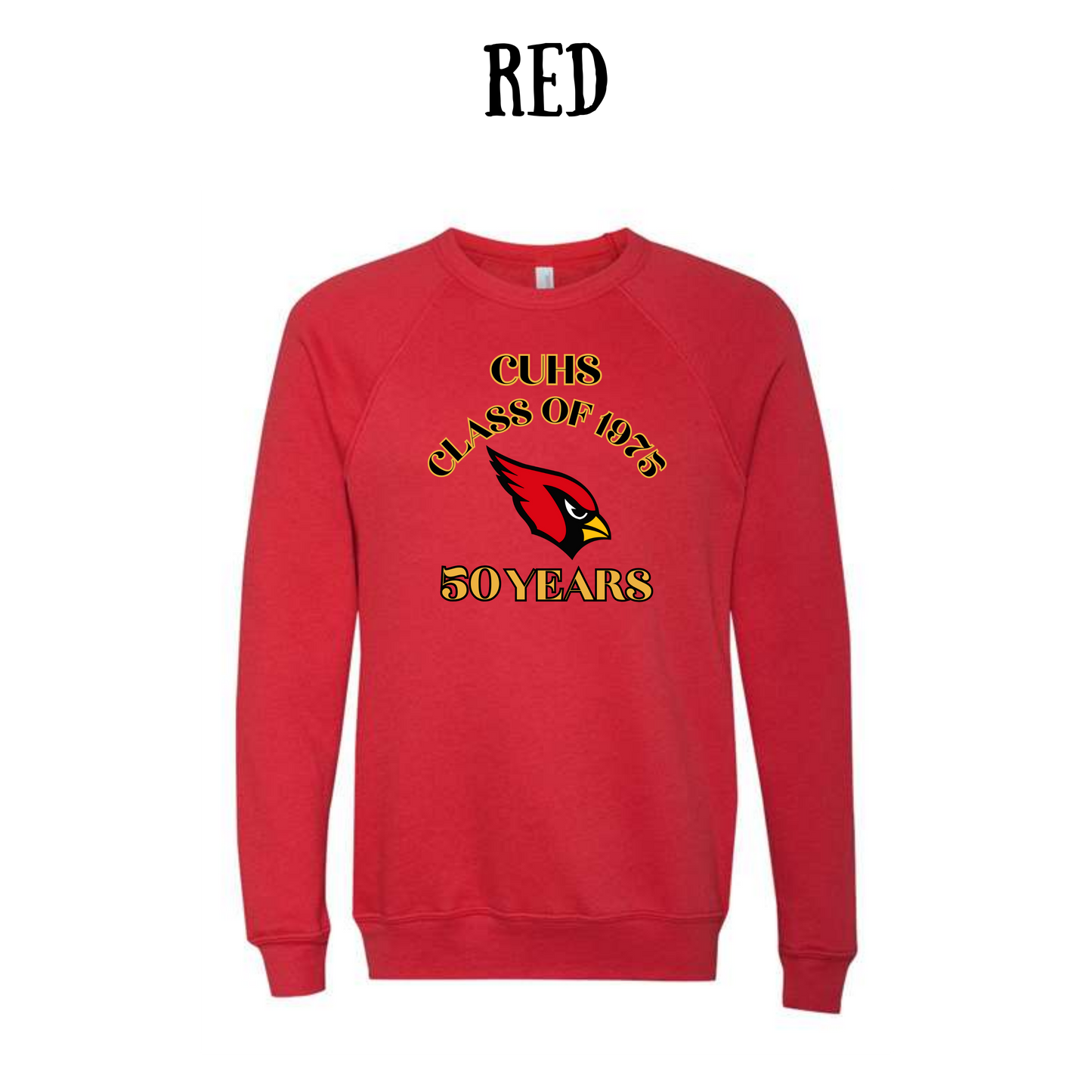 CUHS - Sponge Fleece Raglan Sweatshirt - Assorted Colors