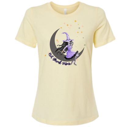 HP - Hot Ghoul Vibes - Women's Relaxed Fit Tee - Neutrals