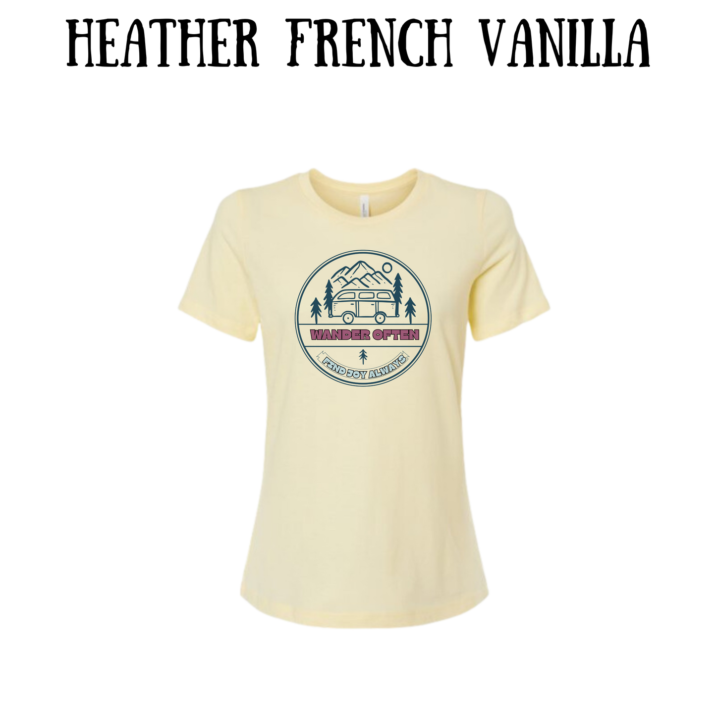 CP - Wander Often - Women's Relaxed Fit Tee - Neutrals