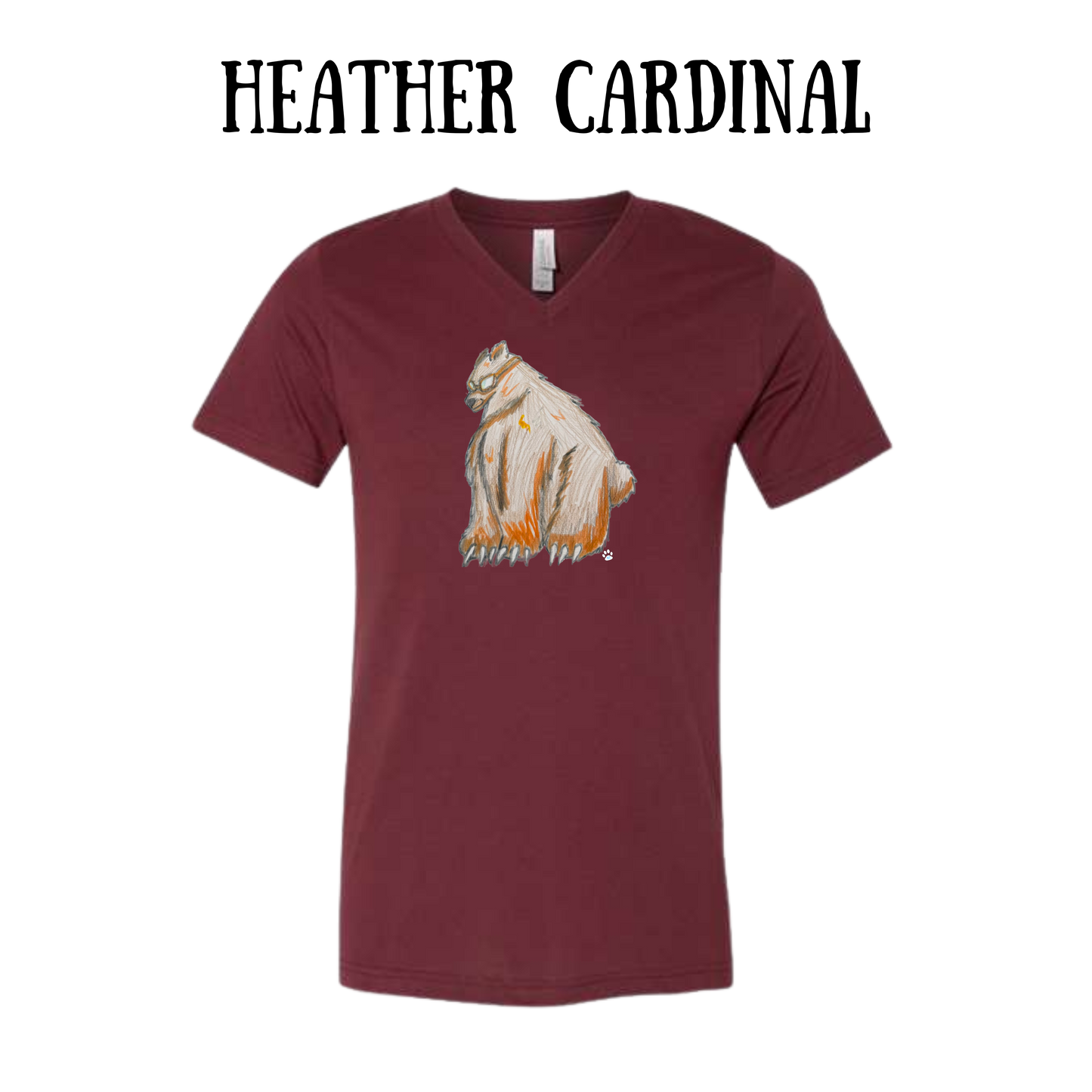 AC - Muscle Bear - Unisex V-Neck - Assorted Colors