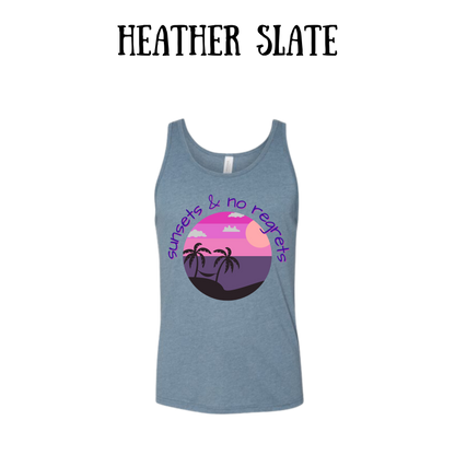 VP - Sunsets & No Regrets - Unisex Tank