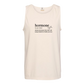 Hormone - Comfort Colors - Unisex Tank - Neutral Colors & Blues
