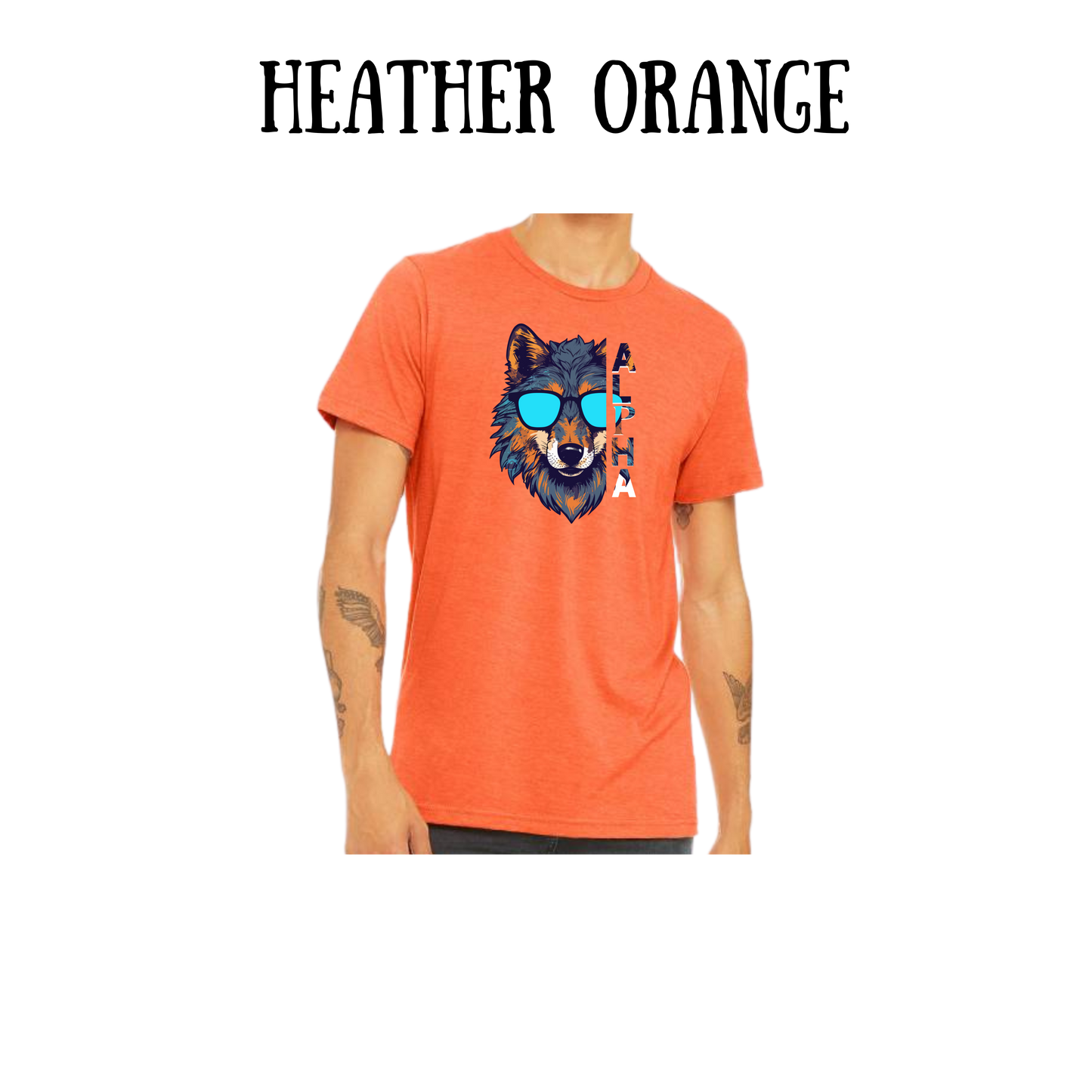 BP - Alpha - Unisex Tee - Yellows, Oranges, Reds