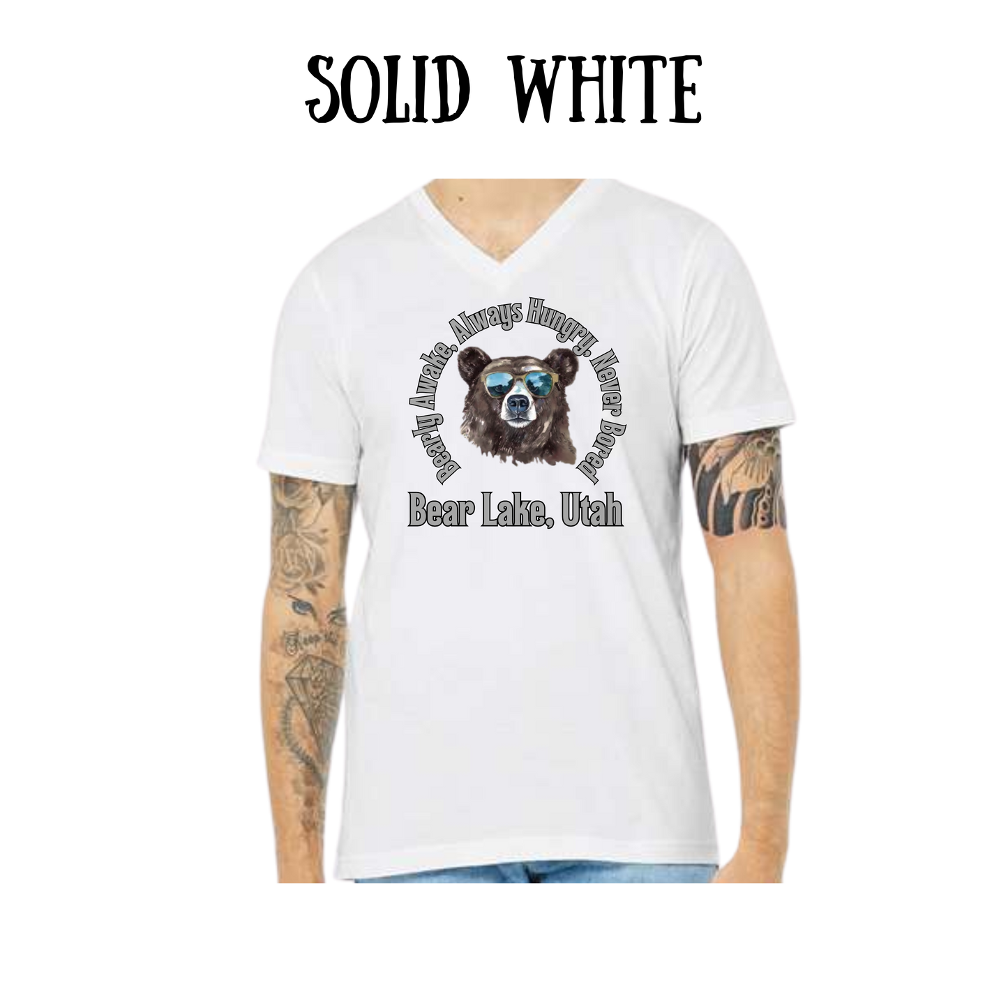 CP - Bear Lake Utah - Unisex V-Neck - Neutral Colors