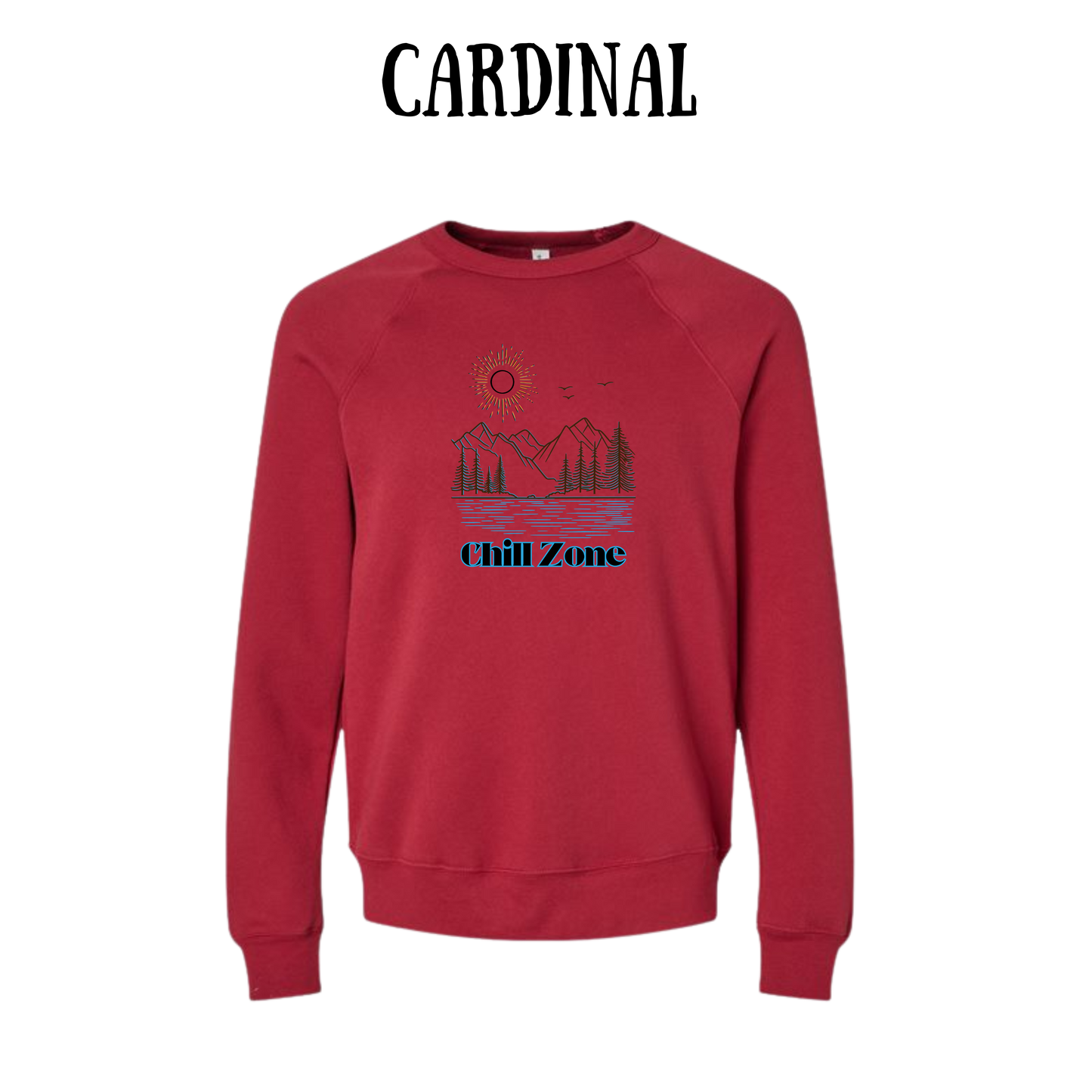 CP - Chill Zone - Sponge Fleece Raglan Sweatshirt - Assorted Colors