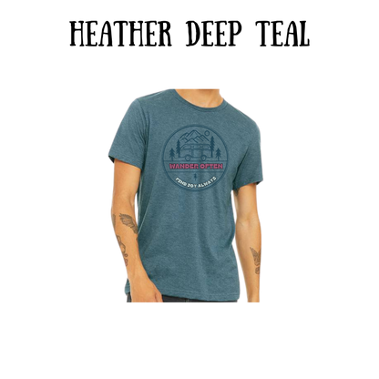 CP - Wander Often - Unisex Tee - Blues