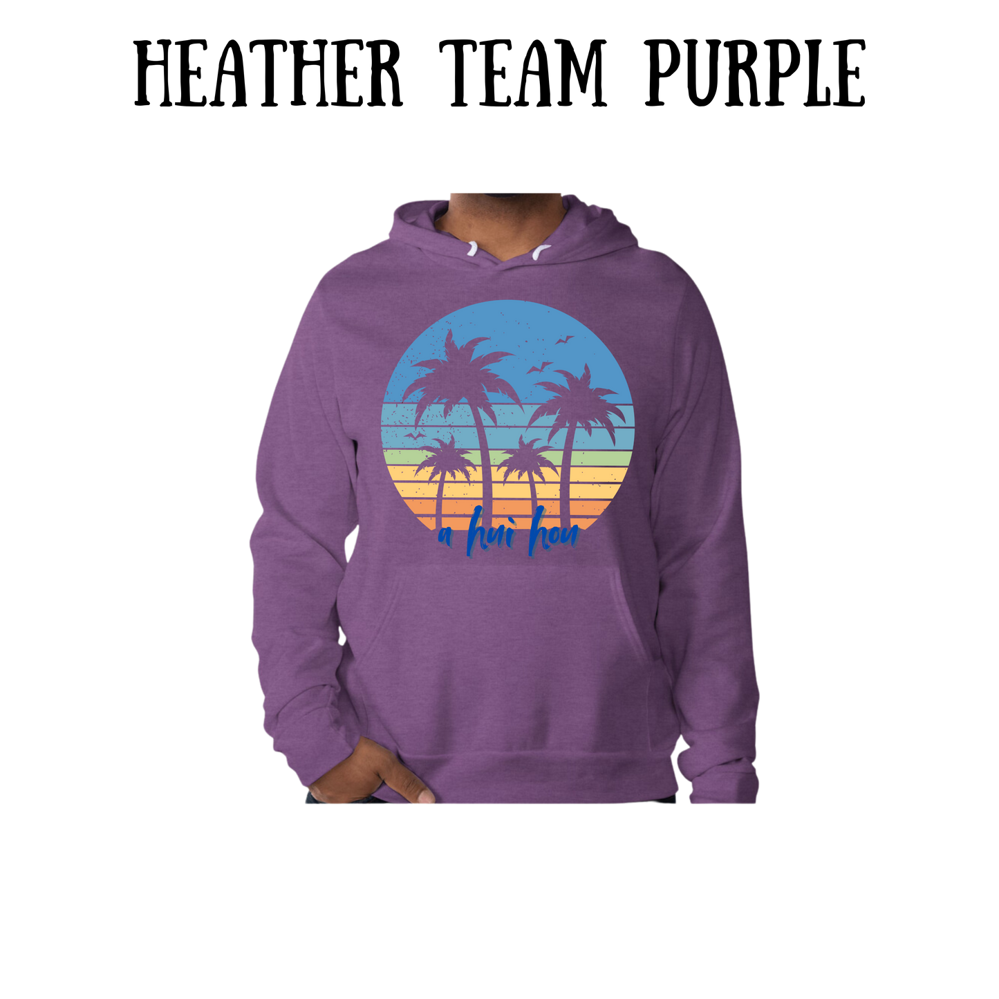 VP - A Hui Hou - Sponge Fleece Hoodie - Blues, Purples