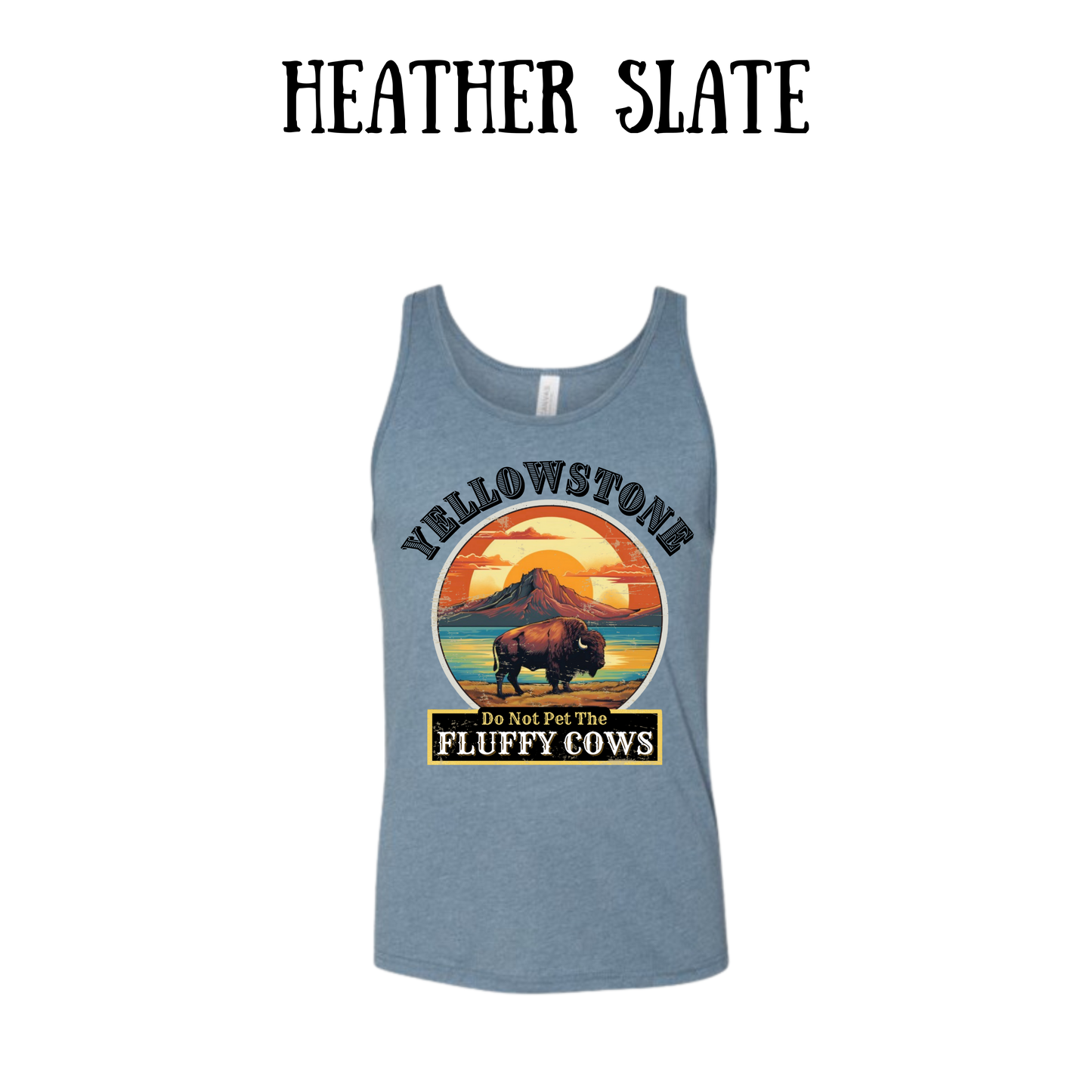CP - Yellowstone: Fluffy Cows - Unisex Tank