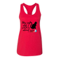 My Cat and I spill the tea about you - Bella+Canvas - Women's Jersey Racerback Tank
