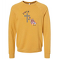 Loves Jesus & America too - Sponge Fleece Raglan Sweatshirt - Assorted Colors