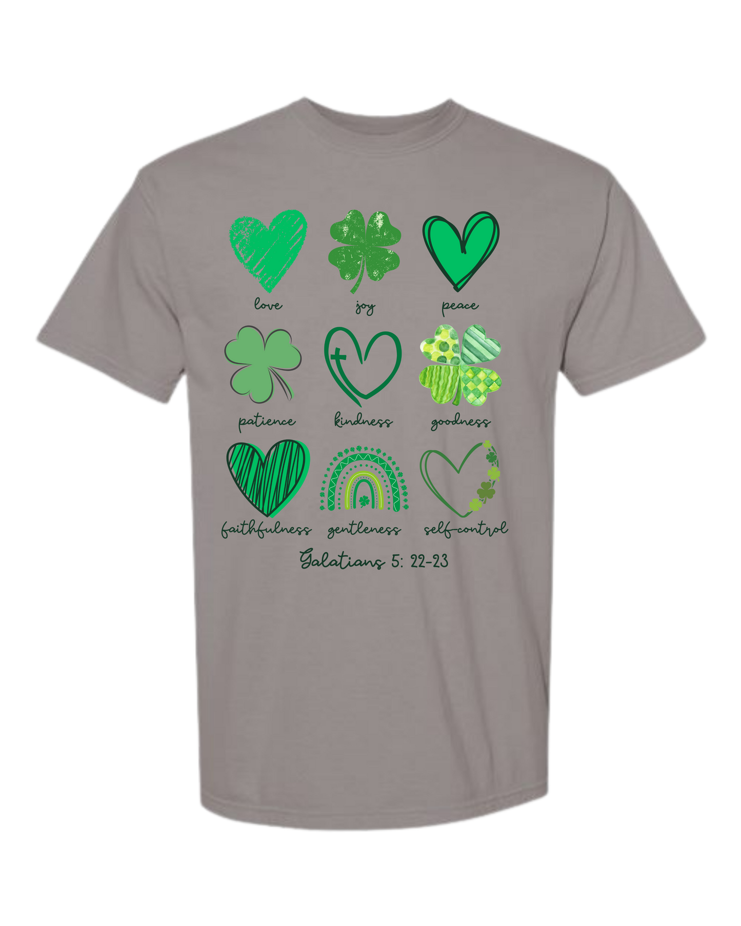 Galatians 5 - St Patrick's Day - Comfort Colors - Heavyweight Unisex Tee - Neutral Colors
