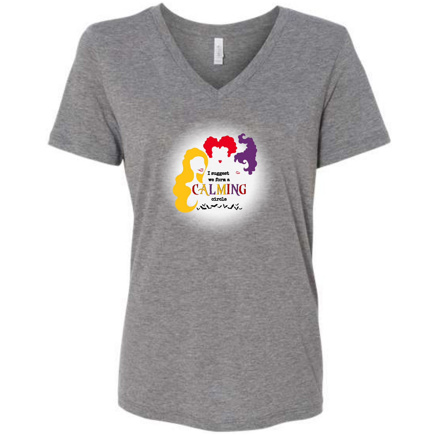 Calming Circle - Women's V-Neck - Assorted Colors